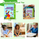 BenBen Magnetic Tangram Puzzle, Wooden Travel Toys Ages 4-8 8-12 — 2