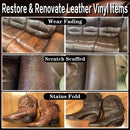 Leather Recoloring Balm Dark Brown Leather Dye Vinyl Paint Car Interior Seat Furniture Couch Recliner Chair Boots Jacket Shoes Bag Purse — 2