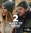 Tough Headwear Ribbed Beanie Hat - Stretch Fit Beanie for Women - Knit Winter Hats for Men - Breathable Knit Caps — 5
