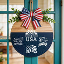 72pcs 4th of July Stencils, Reusable Independence Day Patriotic Stencil | White | Patriotic Stencils — 8