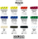 GOLDEN Heavy Body Acrylics Mixing Set, 12 x 22 ml Tubes + Glazing Liquid — 3
