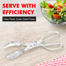 Chef Craft Premium Salad Scissor Tongs, 11.25 inch, Clear — 2