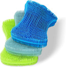 Geloo.Silicone Sponge Dish Brush, Double Sided Cleaning Brush for Dishes, Kitchen Gadgets and Accessories (3 Pack) — 1