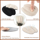 Adullpony Non-Slip Tongue Pads - Shoe Fillers for Too Big Shoes Women & Men - 4 Pairs Heel Grips Inserts for Boots, High Heels, Sneakers — 4