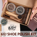 12 PCS Shoe Polish Kit - Horsehair Brushes, Black Brown Neutral Polish,Mink Oil Conditioner for Shoes,Polishing Cloth, Leather Boots Shine Care Kit ﻿Gift for Men Cowboy Husband Dad — 6