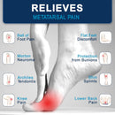 Footlogics Orthotic Shoe Insoles with Built-in Raise for Ball of Foot Pain, Morton’s Neuroma, Flat Feet - Metatarsalgia, Pair (Full Length, S (Men's 6-7.5, Women's 7.5-9)) — 3