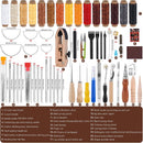 Yizzvb Stitching Pony, 96 PcsLeather Stitching Pony Hand Stitching Supplies | Color B — 2