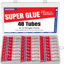 GH1200-1 Gram (Pack of 48) Single-Use Super Glue All Purpose, Super Fast, Thick & Strong Adhesive Superglue,… — 1