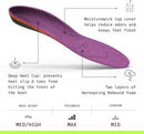 Superfeet Hike Women's Support Insoles for Hikers with Medium to High Arch Support & Carbon Fiber Stabilizer - 8.5-10 Women - Dahlia — 3