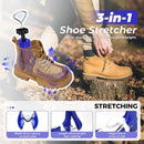 2 Piece Shoe Stretcher Boot Stretcher for Men & Women, 3-Way Shoe Widener | blue — 2