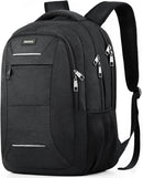 BIKROD Backpack for Men and Women, School Backpack for Teens | Black | 15.6 Inch — 1
