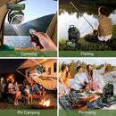 Odoland 30000mAh Camping Fan with LED Lantern, Rechargeable Battery Fan — 2