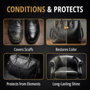 Eagle Liquid Shoe Polish Instant Shine – Quick-Dry Leather Polish with Built-In Sponge Applicator & 2 Cleaning Wipes | Black — 6