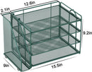 Spacrea 4-Tier Paper Organizer for Desk with File Organizer — 5
