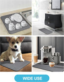 Dish Drying Mat for Kitchen Counter, 12"x19" Pad with Rubber Backed (Grey) — 6