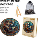 WOODBESTS Wooden Puzzles for Adults, Dragon's Library Wood Puzzle Adult, S — 5