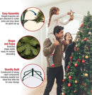 National Tree Company 6.5ft Pre-Lit Carolina Pine Artificial Christmas Tree — 4