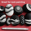 ARTISTRO White Dual-Tip Acrylic Paint Marker Pens - Set of 5 — 7