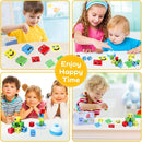 Montessori Puzzle Game for Kids (64 Cards, 16 Blocks, 1Bell) — 5