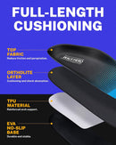 WalkHero Plantar Fasciitis Insoles, High Arch Support Inserts Men Women | Blue — 2