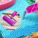 Diamond Art Pens Tools Diamond Painting Accessories Kits with Screw Metal Tip Roller Diamond Painting Pen Drill Bead Dot Pens for Art Craft Nail (Purple Pen Color 6) — 2