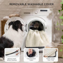Bedsure Washable Dog Beds Large Sized Dog with Comfy Sherpa, 36x27in Grey — 5