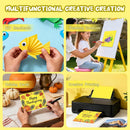 Lemon Yellow Cardstock Paper 8.5 x 11, 40 Sheets Cardstock Printer Paper | 8.5x11 IN-40 Sheets — 8