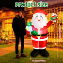 6 FT Christmas Inflatable Santa Claus with Gifts and Candy Outdoor Decor Christmas Blows up Yard Decoration with Built in LED Lights for Indoor,Holiday,Lawn,Yard — 5