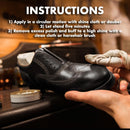 JobSite Premium Leather Boot & Shoe Polish Cream - Restores, Conditions & Polishes - 3 oz | Black — 4