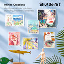 Shuttle Art 58 Pack Watercolor Paint Set, 48 Colors Watercolor Pan with 10 Paint Brushes for Beginners, Artists, Kids & Adults to Water Color Paint, Bullet Journal, Calligraphy Practice | 11 Piece Set — 7
