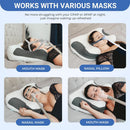 Elviros CPAP Pillow HSA/FSA for Side Back and Stomach Sleepers - Dark Grey — 2