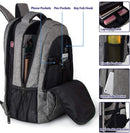 MATEIN Grey 17 Inch TSA Friendly Travel Laptop Backpack for Women and Men | Light Gray — 6