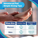 HAPAD Metatarsal Foot Pads for Women & Men, X-Small (Pair) - Supportive, Breathable, Comfortable, Lightweight Ball of Foot Pad for Shoes & Heels - Cushions for Metatarsalgia, Mortons, Neuroma 7