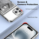 ACANDYA for iPhone 16 Pro Max Case Wallet Clear with Credit Card Holder — 5