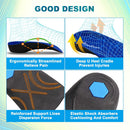 RooRuns 3/4 Plantar Fasciitis Insoles, Arch Support, Orthotic Shoes Inserts - Blue — 4