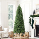 SHareconn Prelit Artificial Pencil Christmas Tree 6FT & Warm White Lights — 6