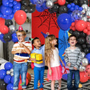 Amandir 153pcs Black Red Blue Balloon Arch Garland Kit Different Sizes | Black Blue — 5