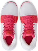 Nike Lebron Witness VIII Men's Basketball Shoes - White/Bright Mandarin/Aster Pink — 6