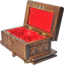 Walnut Treasure Within Puzzle Secret Magic Box Hand Made Unique Jewelry Box with Hidden Key 10"x6"x5" (25cmx15cmx12cm) — 2