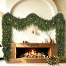 Thewe 2Pcs 9Ft Christmas Cedar Garland with Lights — 1