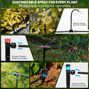 100FT Drip Irrigation Kit with 30 Emitters, 3 Spray Types, Push-Fit System — 5