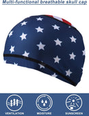 Geyoga 4 Pcs Cooling Skull Caps Sweat Wicking Beanie Bandana — 2