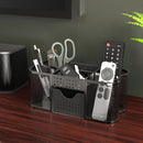 Deco Brothers Desk Organizers Pen Holder Office Caddy Storage, Black — 4