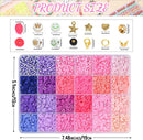 wuzoe Friendship Bracelet Kit, 16888pcs, 96 Colors Polymer Clay Beads & 1200 Letter Beads，Bracelet Making Kit for… — 4