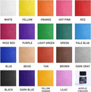 ARTME Acrylic Leather Paint Set, 20 Colors x 30ml Acrylic Leather Dye Kit Perfect for Shoes, Sneakers, Jackets, Sofa, and Car Seat — 2