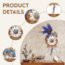 3D Wooden Puzzles for Adults-Blue Dragon Clock Puzzle-Adult Crafts — 3