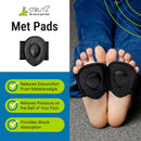 Strutz Sole Angel - The Original Patented Arch Support and Compression Technology - Plantar Fasciitis Support - Ease Discomfort and Improve Mobility - Metatarsal Foot Pads for Women and Men - 1 Pair — 5