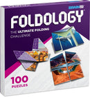 FOLDOLOGY - The Origami Puzzle Game! Brain Teasers for Tweens, Teens & Adults | Travel Game, STEM Toy | Fold the Paper, Complete the Picture | 100 Puzzles | Gift for Ages 10+ — 1