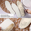 Frienda 2 Pairs Imitation Wool Shoe Insoles, Cut to Size Warm Fluffy Insert — 2