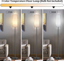 PARTPHONER Modern Standing Lamp with Lampshade, Minimalist Tall Lamp with Foot Switch for Living, Bedroom, Kids… — 2